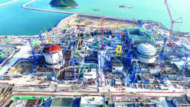 太平嶺核電項目建設如火如荼。記者馮麗均 攝