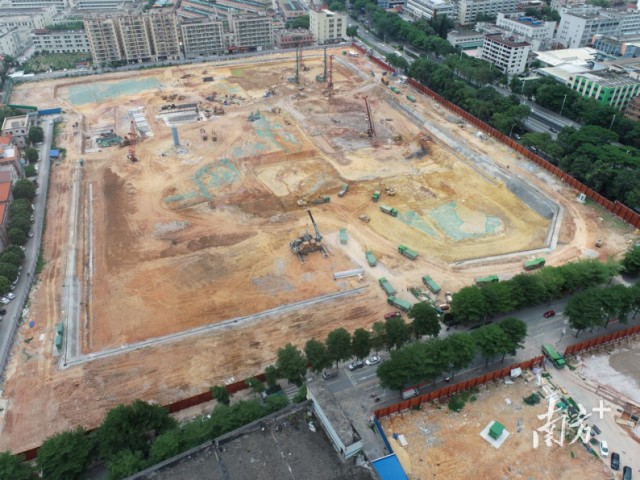 東城桑園社區第三工業區城市更新項目現場。受訪者供圖
