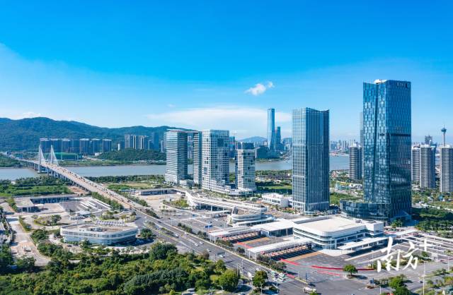 橫琴粵澳深度合作區。南方+記者 關銘榮 攝 橫琴粵澳深度合作區。南方+記者 關銘榮 攝