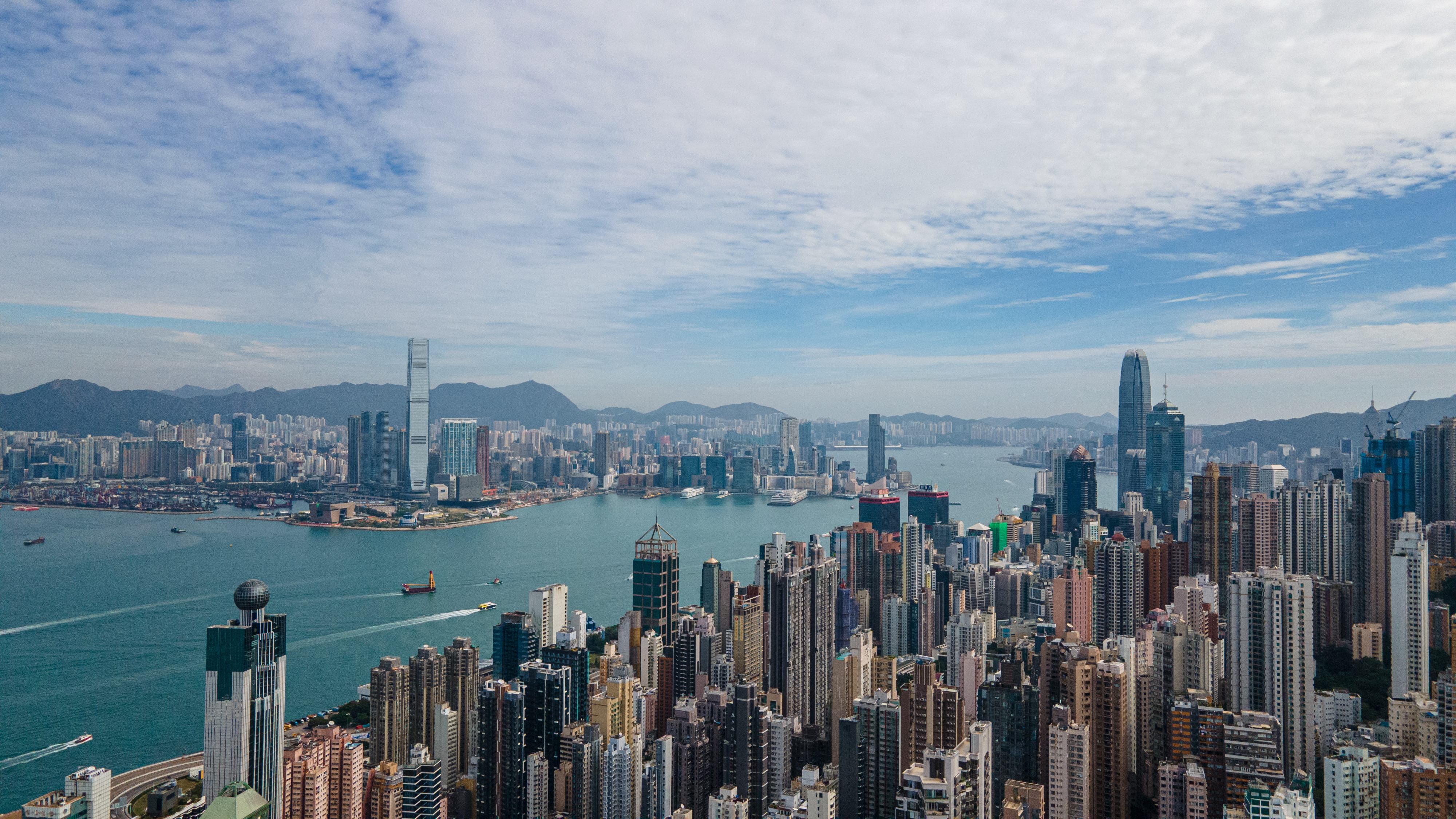 俯瞰維多利亞港