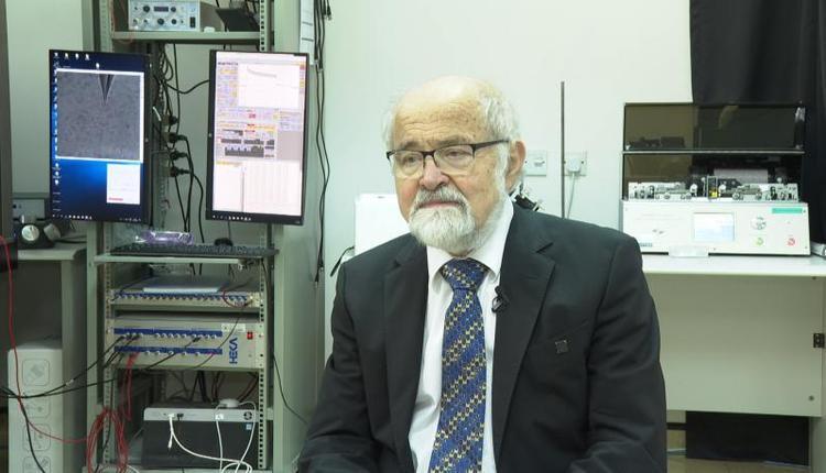 △德國生物物理學家埃爾文·內爾接受總臺記者采訪 △德國生物物理學家埃爾文·內爾接受總臺記者采訪