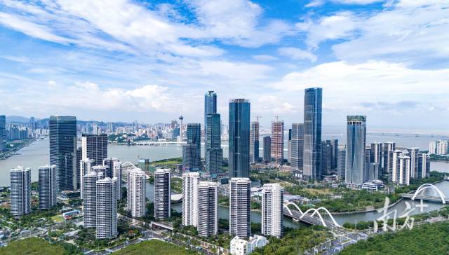 橫琴金融島。南方+記者 關銘榮 攝