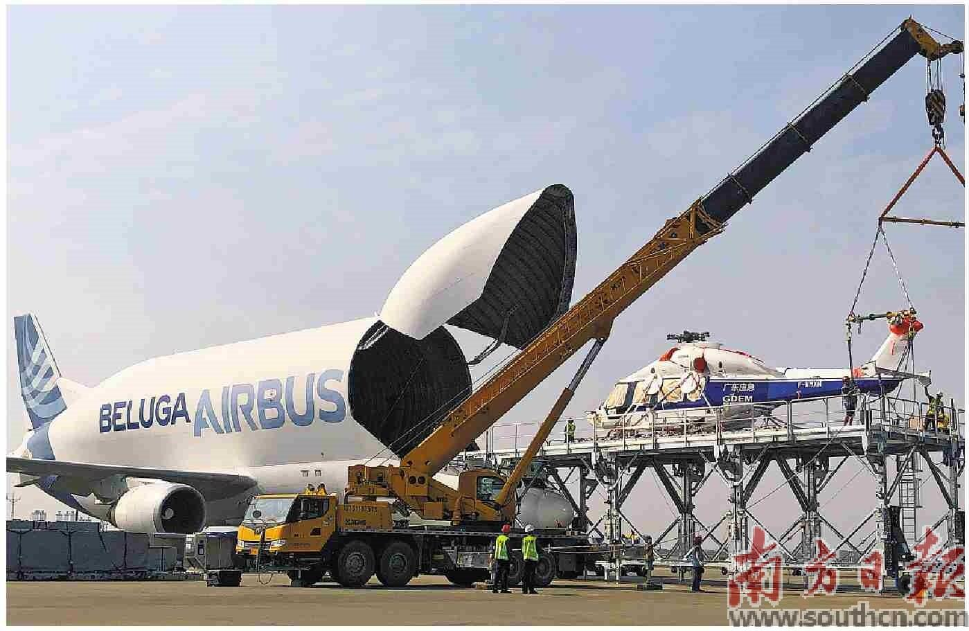 空客交付首架H175。南方日報記者 張令 攝 空客交付首架H175。南方日報記者 張令 攝