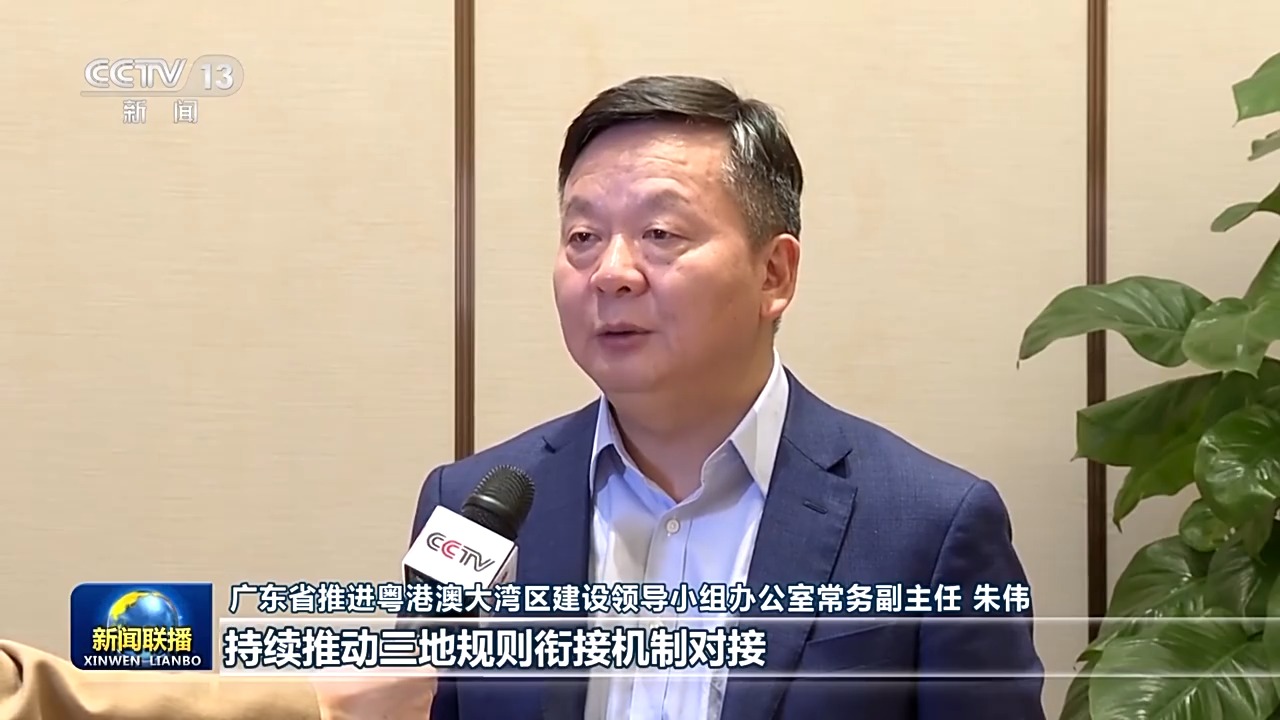 廣東省推進(jìn)粵港澳大灣區(qū)建設(shè)領(lǐng)導(dǎo)小組辦公室常務(wù)副主任 朱偉