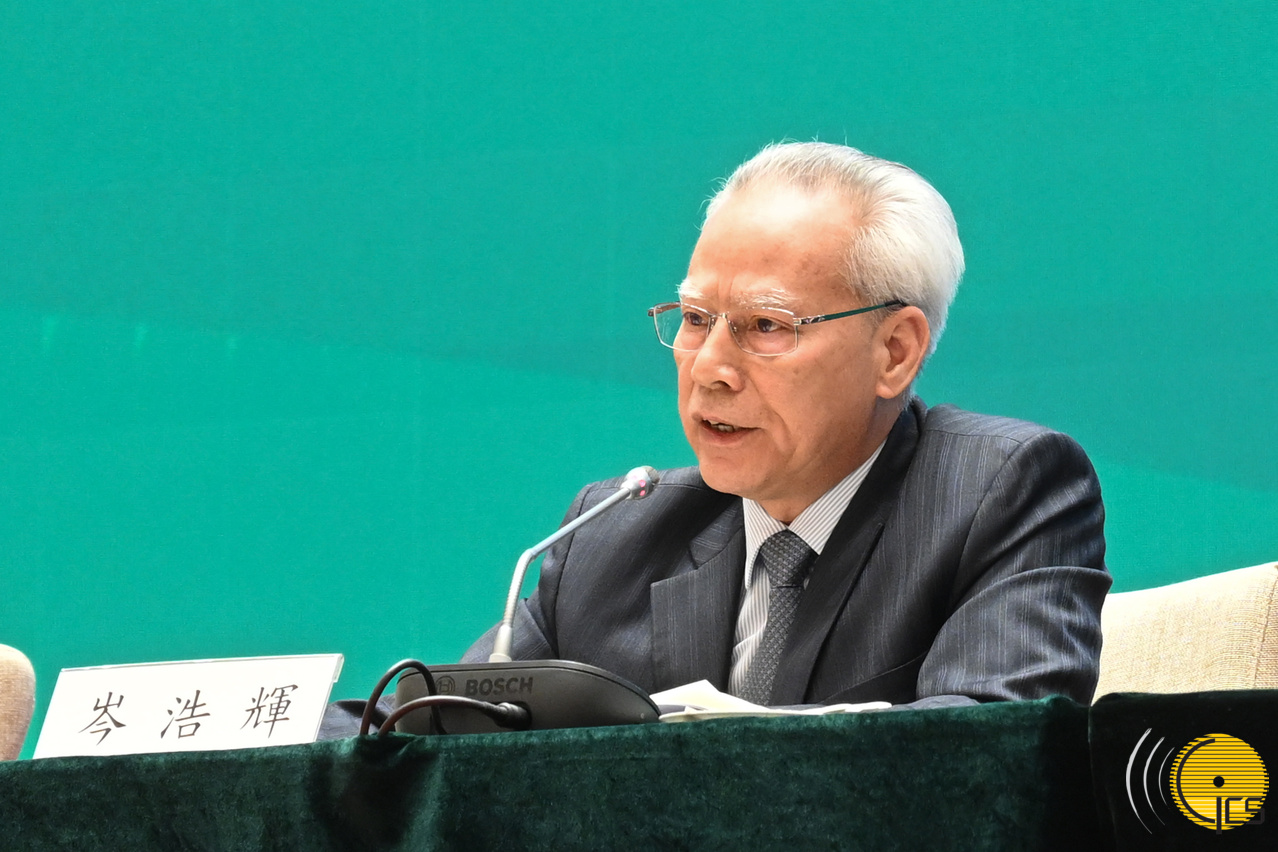 Chefe do Executivo, Sam Hou Fai, discursa na palestra sobre a aprendizagem, difus?o e implementa??o do espírito dos discursos importantes do Presidente Xi Jinping no ambito da visita a Macau destinada a todos os sectores da sociedade de Macau.
