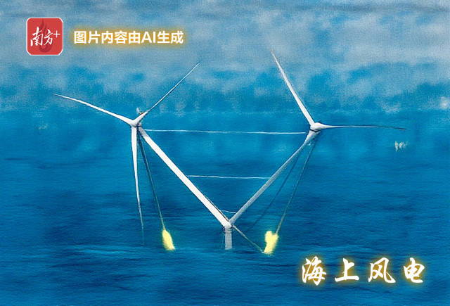 全球單體容量最大的漂浮式風電平臺“明陽天成號”正式投運。