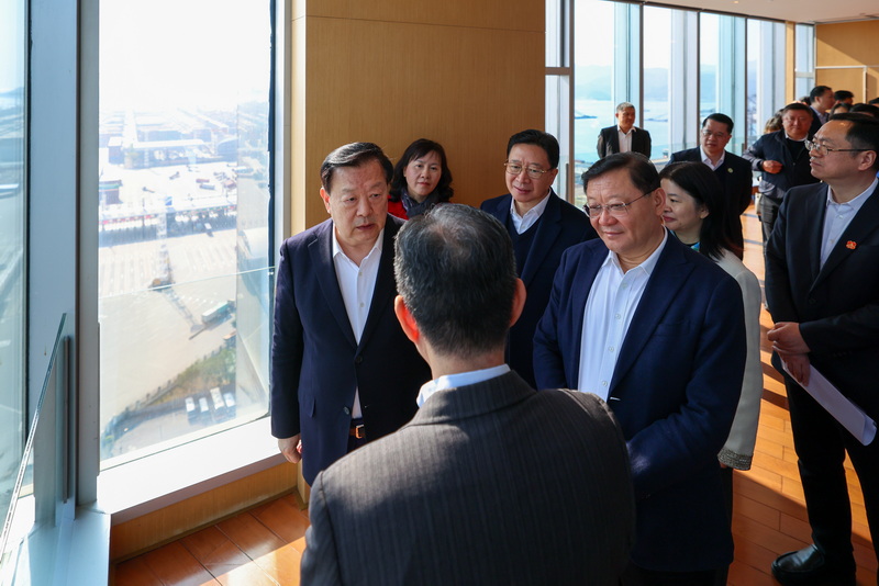 夏寶龍調(diào)研鹽田港 夏寶龍調(diào)研鹽田港