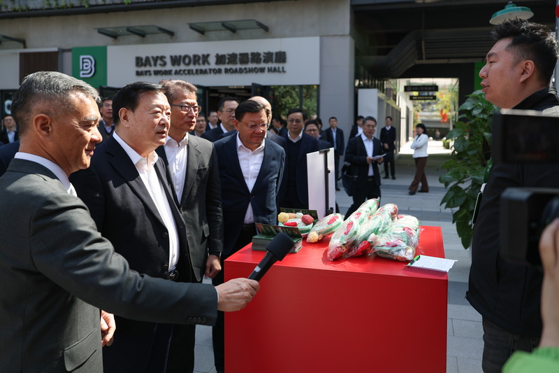 夏寶龍考察前海深港青年夢(mèng)工場(chǎng) 夏寶龍考察前海深港青年夢(mèng)工場(chǎng)