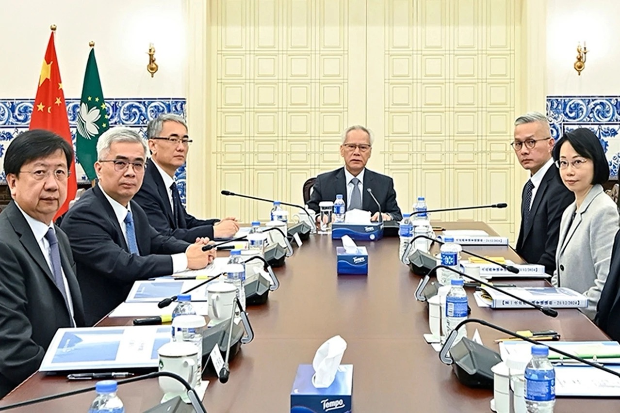 會議現場（圖源：澳門特區發布）。