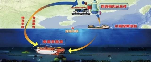 冷泉生態(tài)系統(tǒng)研究裝置三個分總體布局。資料圖片