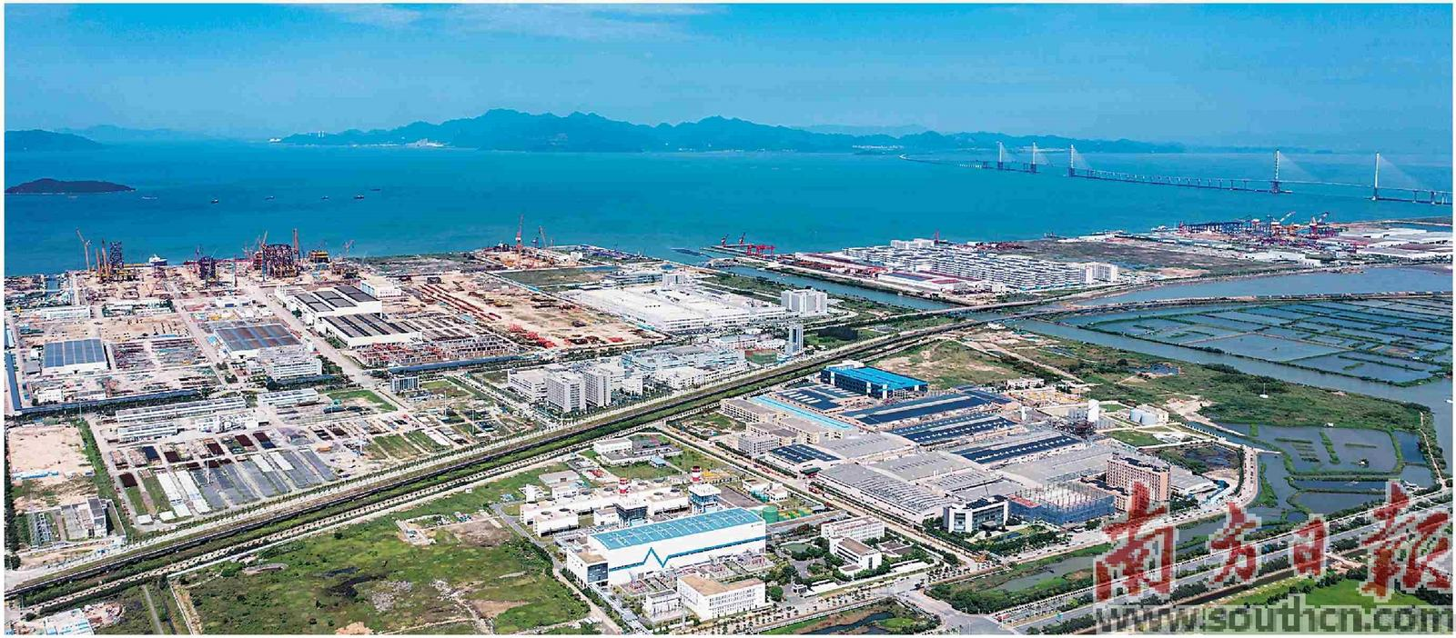 珠海經開區以全市4%的土地，實現約1/4的規上工業總產值。關銘榮 攝