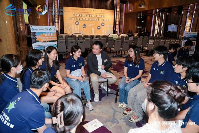 梁毓偉參加“筑夢灣區新規劃新機遇”大灣區實習計劃2024成果分享會現場。 梁毓偉參加“筑夢灣區新規劃新機遇”大灣區實習計劃2024成果分享會現場。