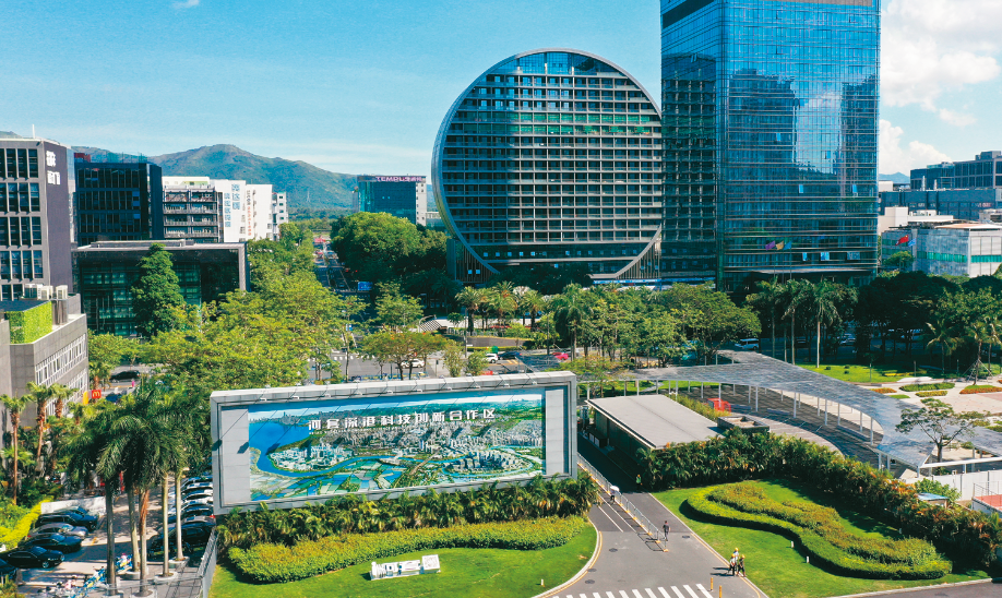 河套深港科技創(chuàng)新合作區(qū)深圳園區(qū)。甄建宏攝影 河套深港科技創(chuàng)新合作區(qū)深圳園區(qū)。甄建宏攝影