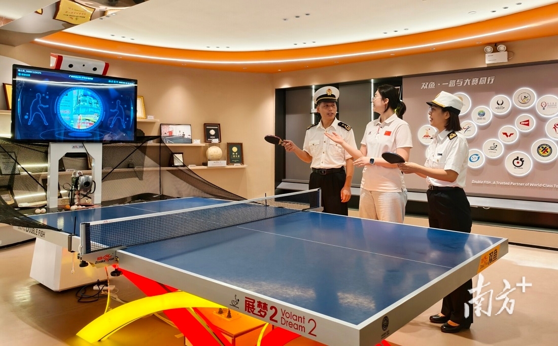 介紹出口熱銷的“展夢3”乒乓球臺