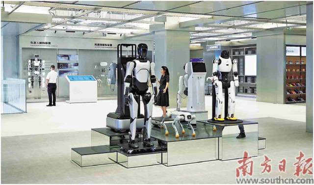 在珠海具身智能應用創新中心里，具身智能機器人的“實戰秀”正生動上演。