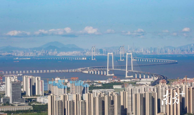 圖為深中通道。 圖為深中通道。