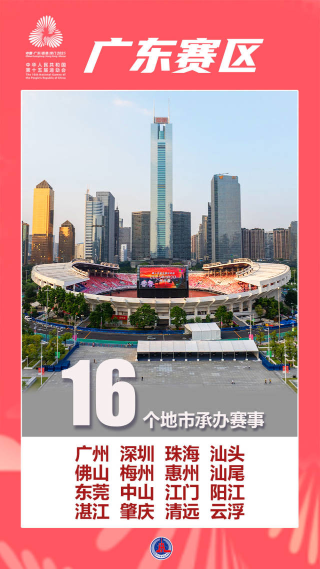 廣東賽區16個地市承辦賽事