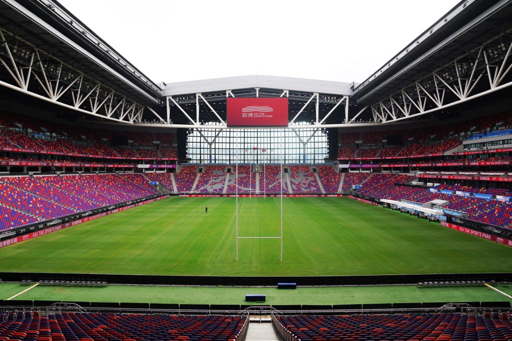 這是11月6日拍攝的位于香港啟德體育園內的啟德主場館。新華社發（王申攝）