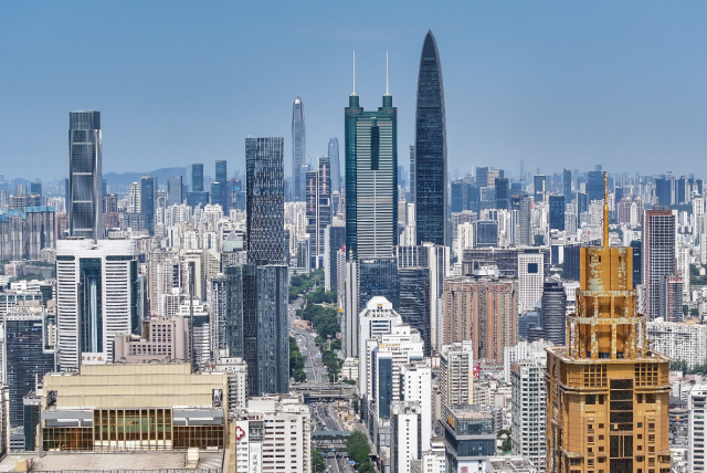 圖為深圳景觀 圖為深圳景觀