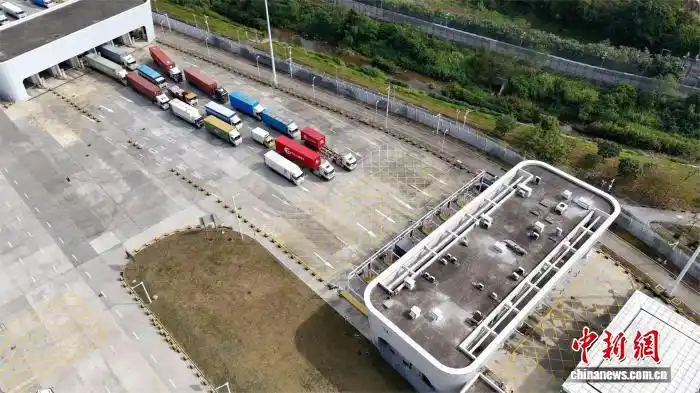 蓮塘口岸(資料圖)。(蓮塘邊檢站供圖)