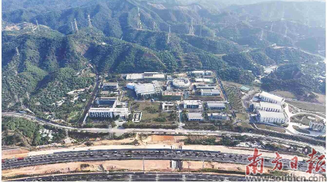 中國散裂中子源航拍圖。受訪者供圖