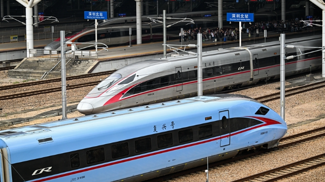 深圳北站是廣深港高鐵主要始發和終到站之一。深圳鐵路供圖