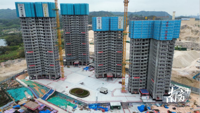 東莞厚街厚山配售型保障性住房項目現(xiàn)場。受訪者供圖
