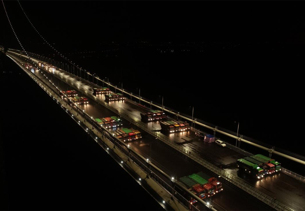 2019年3月12日，坭洲水道橋完成荷載試驗。3月14日，大沙水道橋順利完成動靜態(tài)荷載試驗，兩座主橋通過"體檢”,標(biāo)志著大橋建設(shè)符合設(shè)計要求和相關(guān)規(guī)范要求。